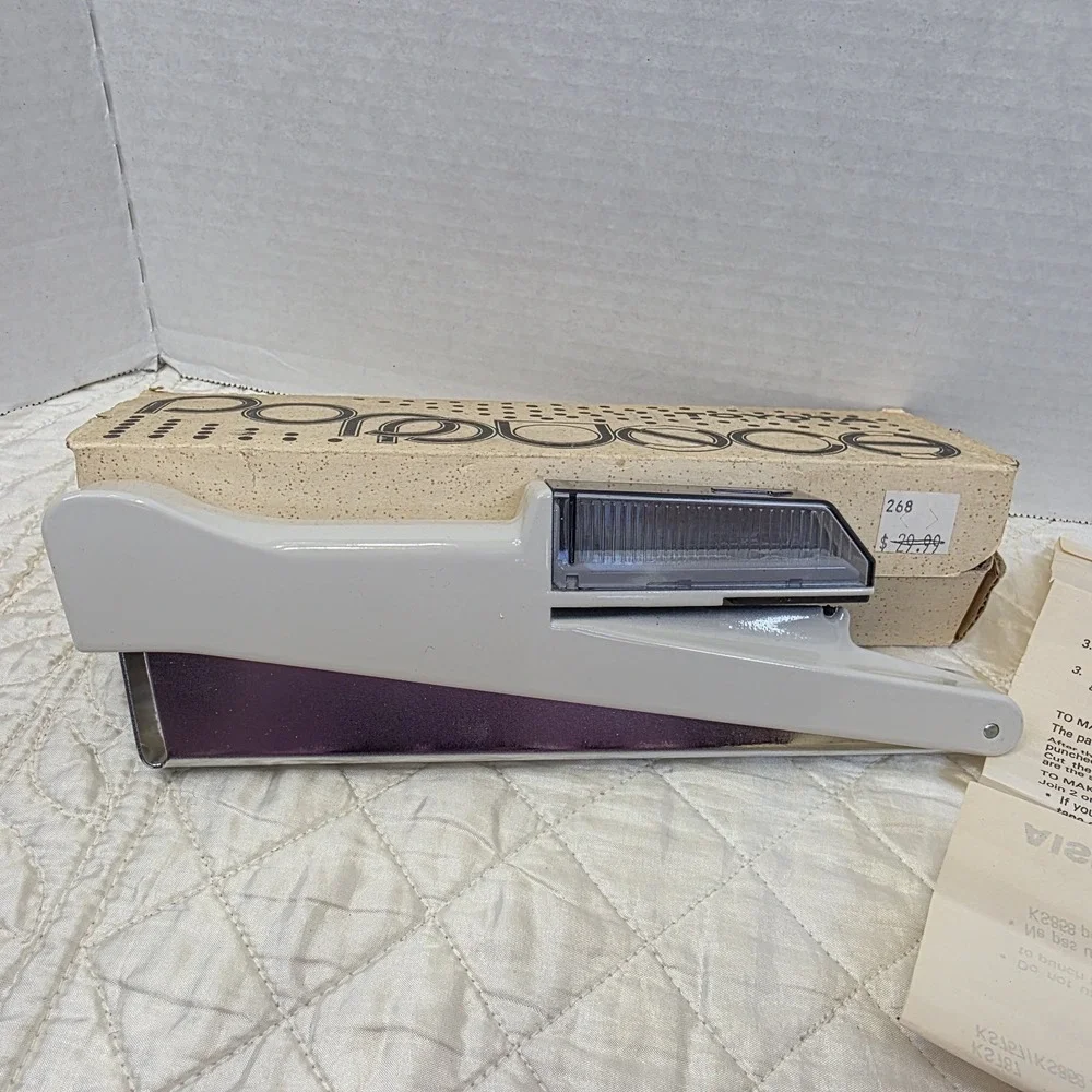 Toyota Knitting Machine Pop Punch Card Puncher Custom  Knitting for Own Designs